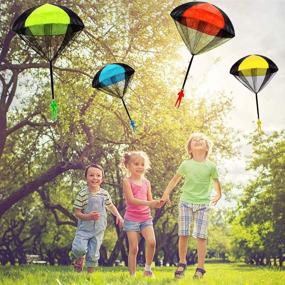 img 1 attached to 🪂 Exciting Minelife Parachute Throwing Figures Plastic - Unleash Your Inner Adventurer!