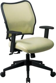 img 1 attached to 🪑 SPACE Seating Deluxe VeraFlex Managers Chair with 2-Way Adjustable Arms - Kiwi