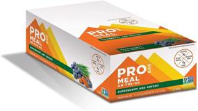 img 4 attached to PROBAR Superberry & Greens Meal Bar: Non-GMO, Gluten-Free, Healthy Whole Food Ingredients, 12 Count, Natural Energy Boost
