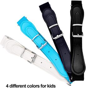 img 3 attached to 👦 Convenient and Stylish: Tatuo 4-Piece Kids Adjustable Elastic Belt with Leather Closure for Trendy Girls and Boys in Assorted Colors