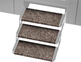 img 2 attached to 👣 Prest-O-Fit 20-inch Wide 3-Pack 2-4020 Espresso Wraparound Plus RV Step Rug