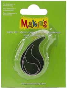 img 1 attached to 🔴 Makin's USA M360-31 Clay Cutters 3/Pkg - Water Drop Shapes for Optimum SEO