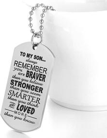 img 3 attached to FAYERXL Personalized Dog Tag Necklaces: Memorable Gifts for Birthdays, Graduations, and Valentine's Day