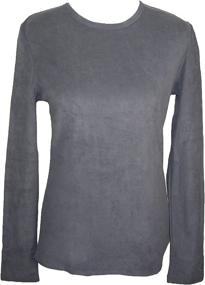 img 4 attached to 👕 Cuddl Duds Women's Fleecewear Top: Cozy Elegance for Ultimate Comfort