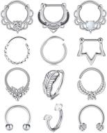 anicina piercing seamless horseshoe cartilage logo