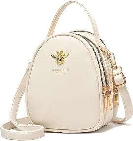 img 4 attached to Crossbody Shoulder Bowknot Stylish Fashion Women's Handbags & Wallets for Shoulder Bags