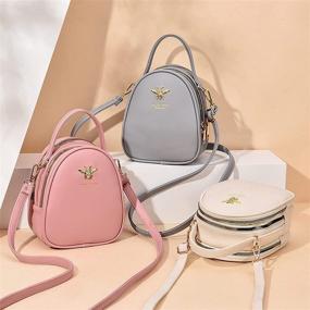 img 3 attached to Crossbody Shoulder Bowknot Stylish Fashion Women's Handbags & Wallets for Shoulder Bags