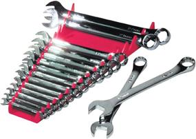 img 1 attached to Эффективная организация инструментов с Ernst 5060-Red 16-Tool Standard Wrench Organizer в красном цвете.