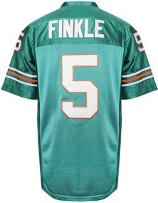 img 2 attached to 🏈 Mens Ray Finkle Ace Ventura Jim Carrey Teal Green Stitched Movie Football Jerseys - Sizes S-XXXL