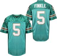 🏈 mens ray finkle ace ventura jim carrey teal green stitched movie football jerseys - sizes s-xxxl logo