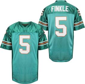 img 4 attached to 🏈 Mens Ray Finkle Ace Ventura Jim Carrey Teal Green Stitched Movie Football Jerseys - Sizes S-XXXL