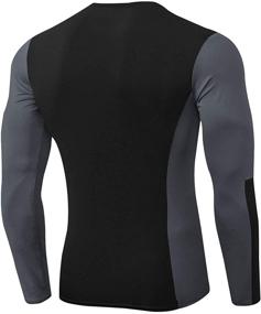 img 2 attached to Compression Protection Cooling Workout Undershirts Men's Clothing for Active