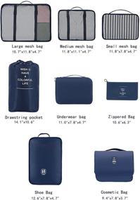 img 1 attached to 🧳 Streamline Your Travel with GuaziV Packing Luggage Organizers Toiletry: Stay Organized on the Go!