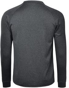 img 3 attached to Sapphire Men's Workout Sweatshirts by Vonfort: Stylish and Functional Activewear