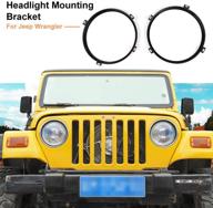 headlight mounting bracket 2007 2018 wrangler logo