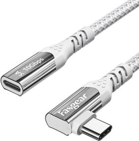 img 4 attached to Short USB C Extension Cable For Thunderbolt 3: Fasgear 10Gbps USB 3