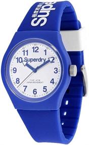 img 3 attached to Женские наручные часы Superdry Urban Quartz из пластика и силикона