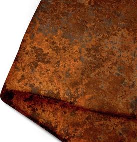 img 1 attached to 🛋️ Emvency High Resolution Rustic Decorative Pillowcase - 20 x 20 Inches, Brown Copper Old Rusty Metal Design, Perfect for Sofa, Bedroom, Car