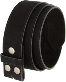 img 4 attached to Casual Suede Leather Belt Strap Men's Accessories in Belts