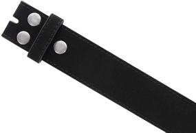 img 2 attached to Casual Suede Leather Belt Strap Men's Accessories in Belts