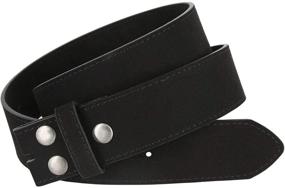 img 3 attached to Casual Suede Leather Belt Strap Men's Accessories in Belts