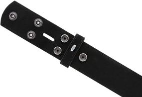 img 1 attached to Casual Suede Leather Belt Strap Men's Accessories in Belts