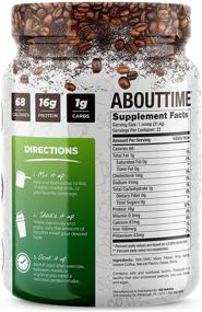 img 3 attached to ABOUT TIME Protein Coffee Mochacchino 1.03lb - 32 Servings - sdc About Time, 0.01 Pound