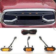 amber grille lights grille accessories logo