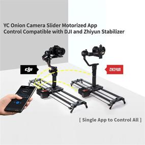 img 1 attached to YC Onion Motorized Compatible Stabilizer Camera & Photo