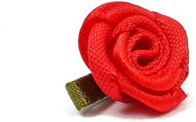 img 2 attached to Bright Creations Ribbon Rose Flowers