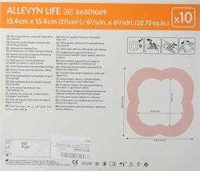 img 1 attached to 🩹 Повязка из квадрилобовой пены Smith & Nephew Allevyn Life размером 6,06 x 6,06, стерильная (#66801069, продается в коробке)