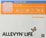 🩹 повязка из квадрилобовой пены smith & nephew allevyn life размером 6,06 x 6,06, стерильная (#66801069, продается в коробке) логотип