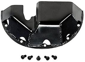 img 1 attached to Black Differential Skid Plate for Dana 35 - Rugged Ridge 16597.35