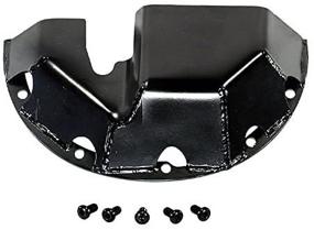 img 2 attached to Black Differential Skid Plate for Dana 35 - Rugged Ridge 16597.35