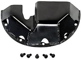 img 3 attached to Black Differential Skid Plate for Dana 35 - Rugged Ridge 16597.35