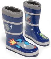 get your little one ready for 👦 adventure with kidorable blue space hero rain boots logo