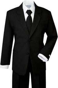 img 3 attached to Boys' Classic Fit Dress Suit Set by Spring Notion