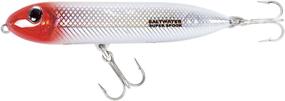 img 3 attached to 🎣 Heddon Super Spook Jr: Versatile 1/2 oz Topwater Fishing Lure for Saltwater and Freshwater in Red Head Design