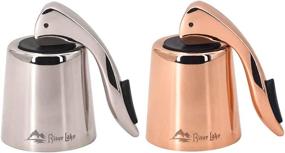img 4 attached to 🍷 2-Pack Silicone Wine Stoppers - Reusable Wine Corks for Keeping Wine Fresh - Best Gift Accessories for Wine Lovers