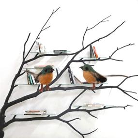 img 2 attached to Nuxn 12pcs Robin Bird Figures: Festive Artificial Feather 🐦 Decorations for Christmas Tree Ornaments, Crafts, Fairy Gardens & More