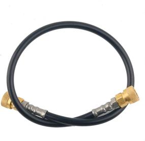 img 4 attached to 💪 Gurlleu 22" DN2 Microbore Hose - 4500 PSI PCP Paintball Fill Whip: Enhanced with Foster Quick-Detach Hose Assembly (Female to Female)