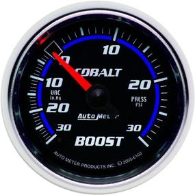 img 1 attached to 🔋 Auto Meter 6103 Cobalt Mechanical Boost/Vacuum Gauge: Precise and Reliable 2.3125 in. Performance Meter