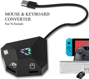 img 4 attached to 🎮 Ultimate Gaming Keyboard and Mouse Adapter: Nintendo Switch, PS4, Xbox One, PS3, Xbox 360