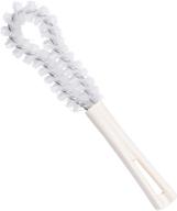 fuller brush dental plate brush - efficient denture cleaner for men & women - soft & stiff bristles - hygienic & flexible (1-count) logo