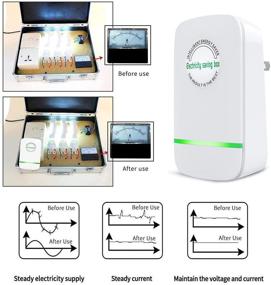 img 2 attached to 💡 Энергосберегающий устройство: Умная американская вилка, домашнее офисное устройство, 2 шт - Экономия электричества с помощью энергосберегающего блока (90В-250В, 30 КВт)
