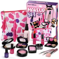 💄 zippered realistic pretend makeup cosmetics: deceptively authentic playset logo
