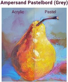 img 1 attached to 🎨 Enhance Your Pastel Paintings with Ampersand Art Supply Pastel Panel: Museum Series Pastelbord, 11"x14" in Gray-1/8 Inch Depth