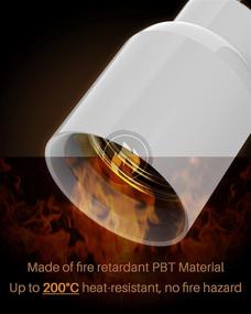 img 2 attached to 🔌 JACKYLED Преобразователь штыревого байонета Сопротивляющийся адаптер: Окончательная конверсия и стойкость