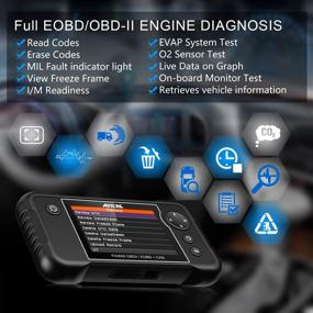 img 1 attached to 🚗 ANCEL FX2000 Автомобильный считыватель кодов: Продвинутый сканер OBD2 для диагностики двигателя, АБС, SRS и трансмиссии