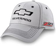 🧢 chevrolet silverado z71 - gray adjustable black hat logo